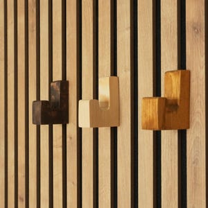 Acoustic panel hook, Modern Panel Hooks, Hook for panel, Minimalist Coat Hook, Akkustikpanerle, wandpanelen, Denpanel, Akoestische panelen
