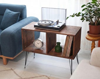 record player stand,vinyl storage,vinyl console