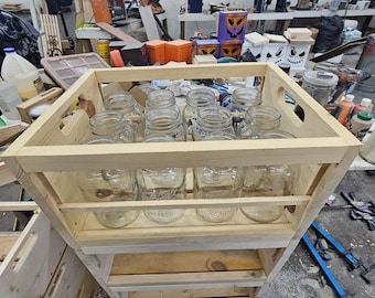 Stackable Canning Jar Caddy