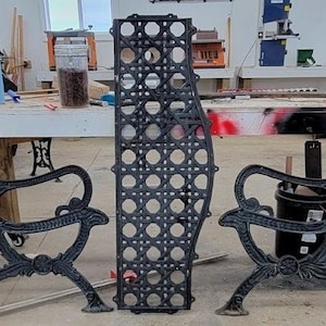 Custom Cast Iron Bench #2