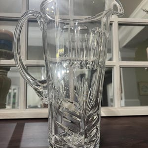 Crystal Pitcher | Serving Pitcher | Vintage