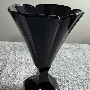Luminarc Black Opaque Glass Parfait, Ice Cream Cups, Made in France, Dessert Cup, Vintage Replacement