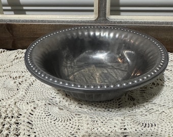 Flutes & Pearls Pewter Hollowware Bowl by Wilton Armetale 6” Diameter Serving Bowl or Dish