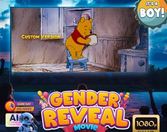Winnie Puuh Gender Reveal Video: Es ist ein Junge (Digitaler Download)
