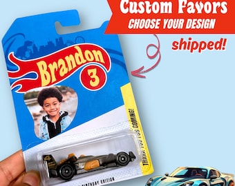 Physical Hot Car Wheels Party Favors | Shipped | Birthday Party | Fast Toy Cars Theme | Boy Girl Party | Gift |
