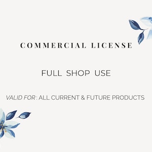 Commercial License – Full Shop Use