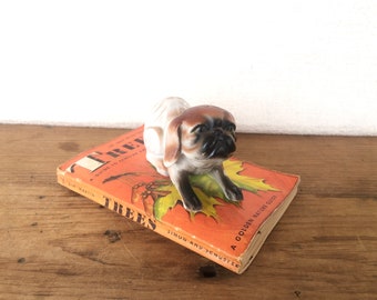 Vintage Pekingese Dog Figurine-Made in Japan