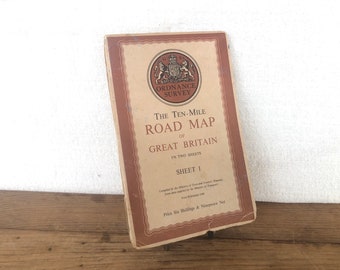 The Ten-Mile Road Map of Great Britain Sheet 1