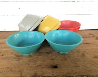 Set of Colorful Melmac Bowls - Set of 8 - by Spaulding Ware of Chicago, IL