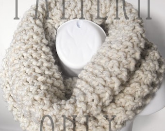 Knit Cowl Pattern - Cowl Knitting Pattern PDF for The DREAMER