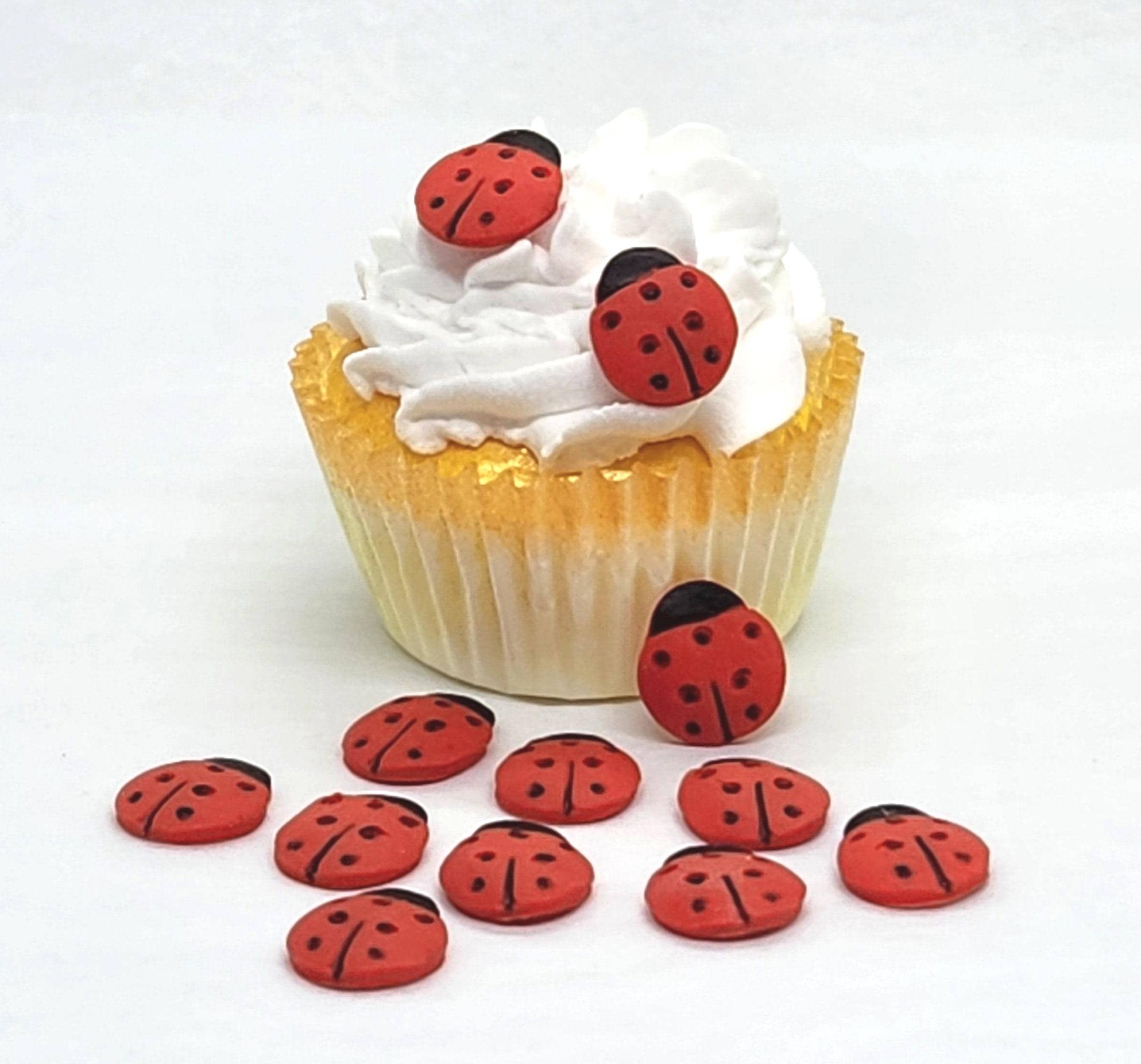 decorazione per torta a forma di coccinella figure giocattolo di insetti festa a tema insetti topper per cupcake con riempimento regalo decorazione per torta di funghi bruco per festa di compleanno