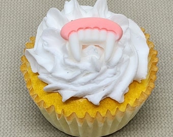 24 Vampirzähne Cupcake-Deko Für Halloween – Gruselige Motto-Party Für Jungs Und Mädchen