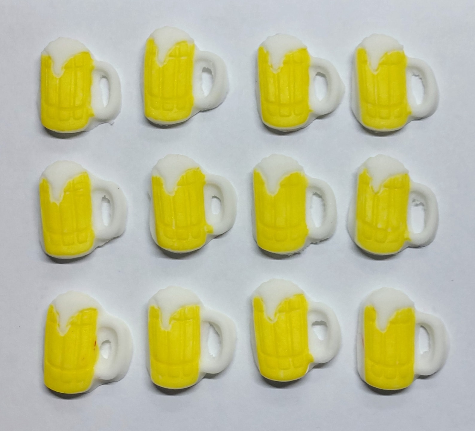 Beer Mug Fondant Cupcake Toppers 12 Cake Decorations Edible - Etsy
