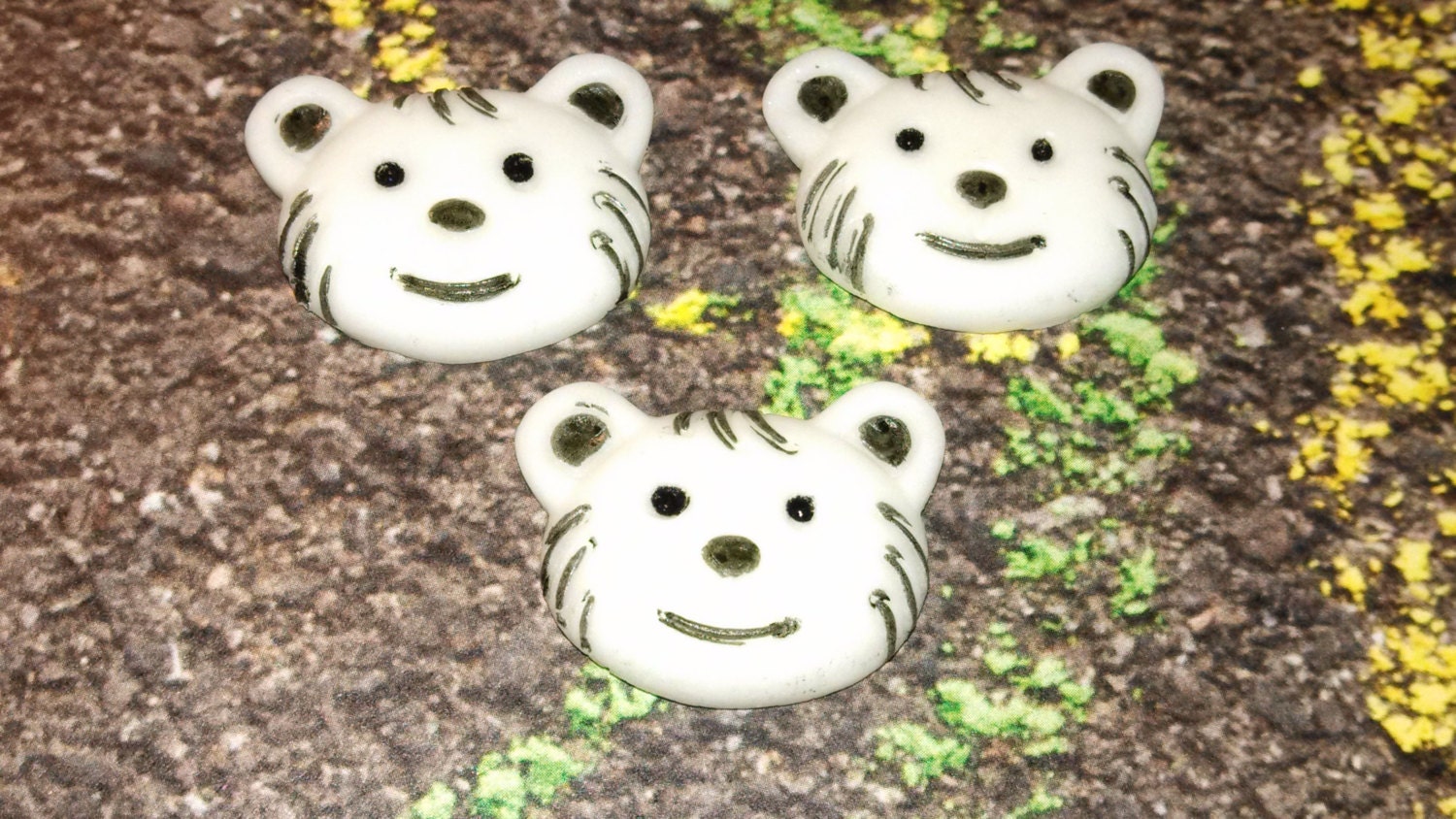 Fondant Tigers-Fondant Tiger Toppers-Tiger Cupcake | Etsy