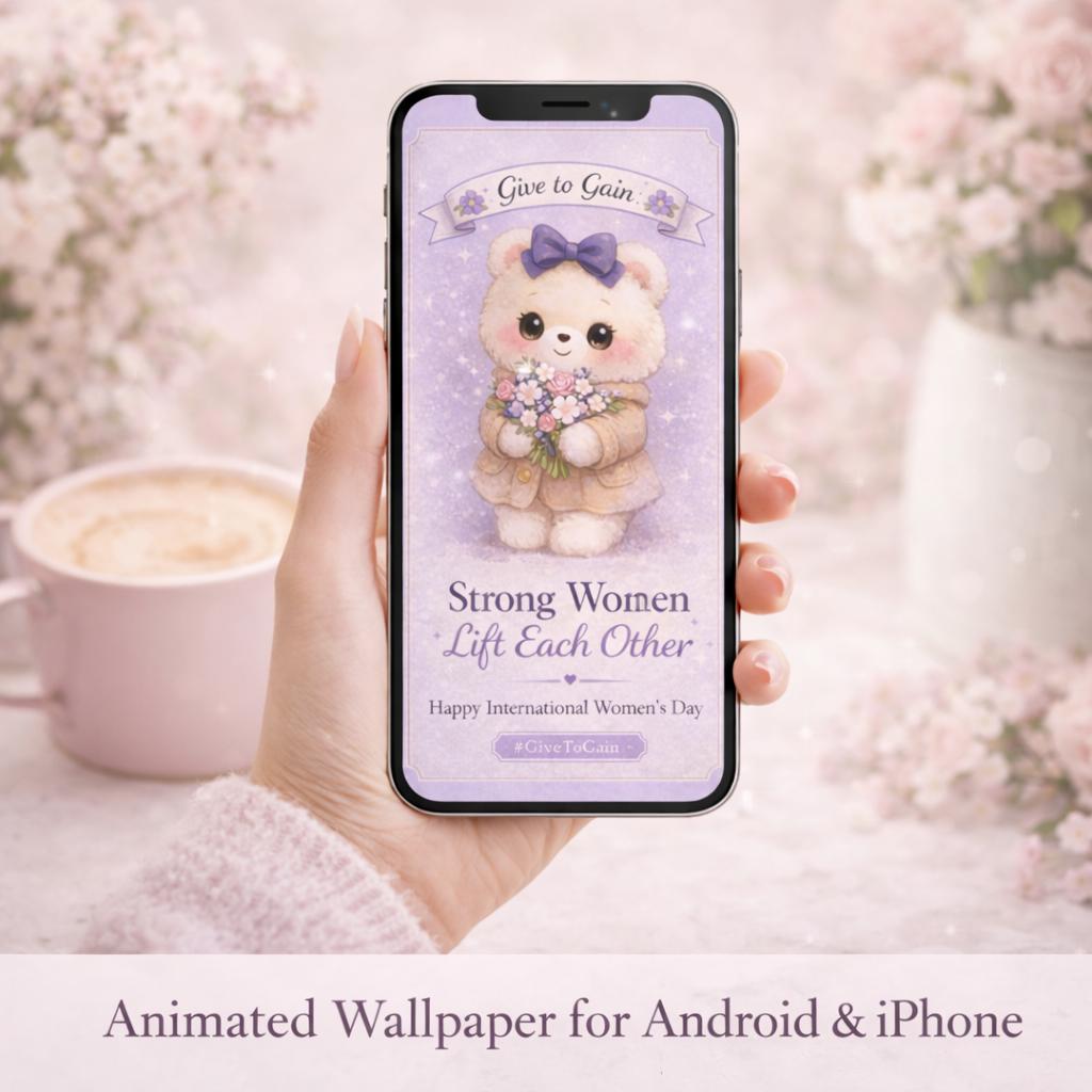 Lumi Animated Lock Screen Wallpaper | Feminine Phone Background for ...