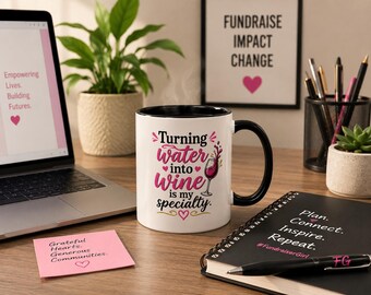 Funny Fundraiser Mug, Nonprofit Professional Gift, Grant Writer Coffee Mug (11oz or 15oz)