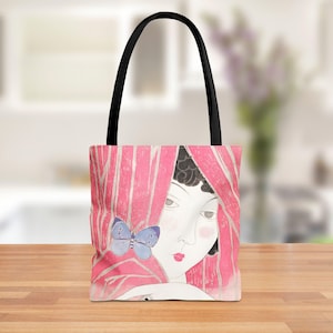 Vintage Femina Cover Tote Bag | Art Deco Elegance | Unique Retro Fashion Accessory | Stylish Tote Bag