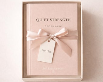 Soft Life Reset Journal | Self Care Notebook | Gift for Her