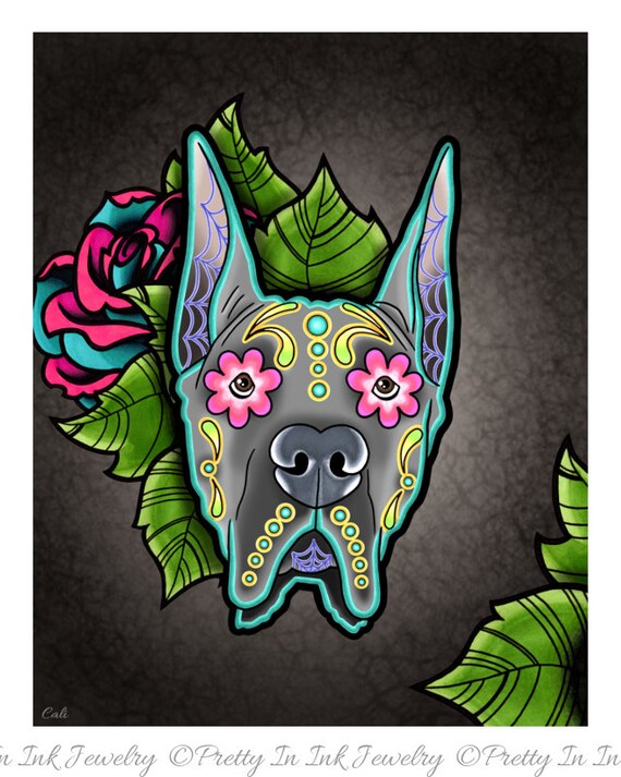 great dane skull