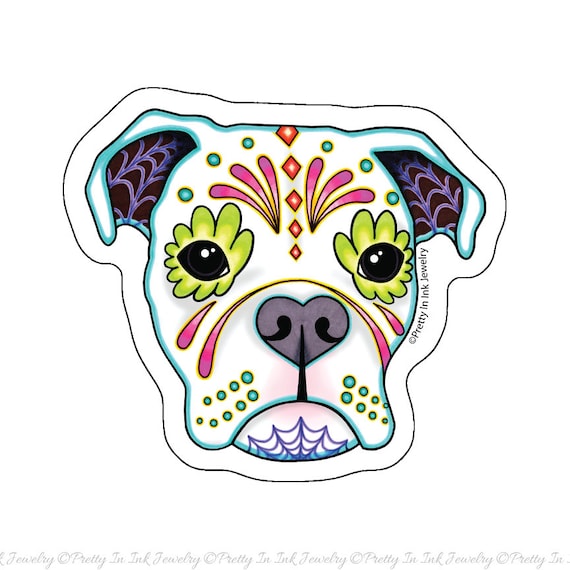 sugar skull dog sugar skull dog