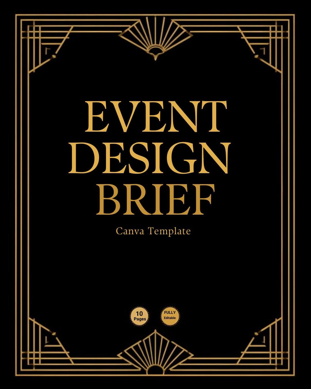 Event Creative Brief Template | Wedding, Brand Styling (editable PDF ...