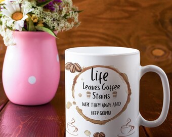 11oz Inspirational Quote Mug, Self Care, Mindset Gift, Fall Mug, Coffee Cup, Wellbeing Mug, Affirmation Mug, Coffee Mug, Mental Health Gift,