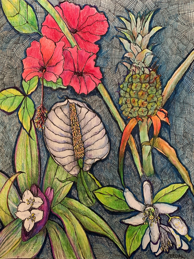 Flowers From Kauai Hawaii Etsy