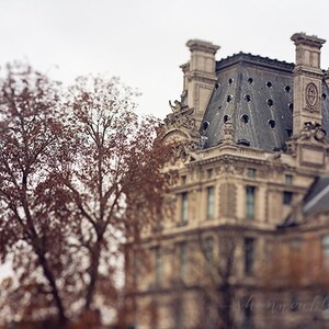 paris travel photography, louvre museum, Musée du Louvre, france, neutral tones, rust, brown, gray, french / louvre no. 4 / 8x10 fine art