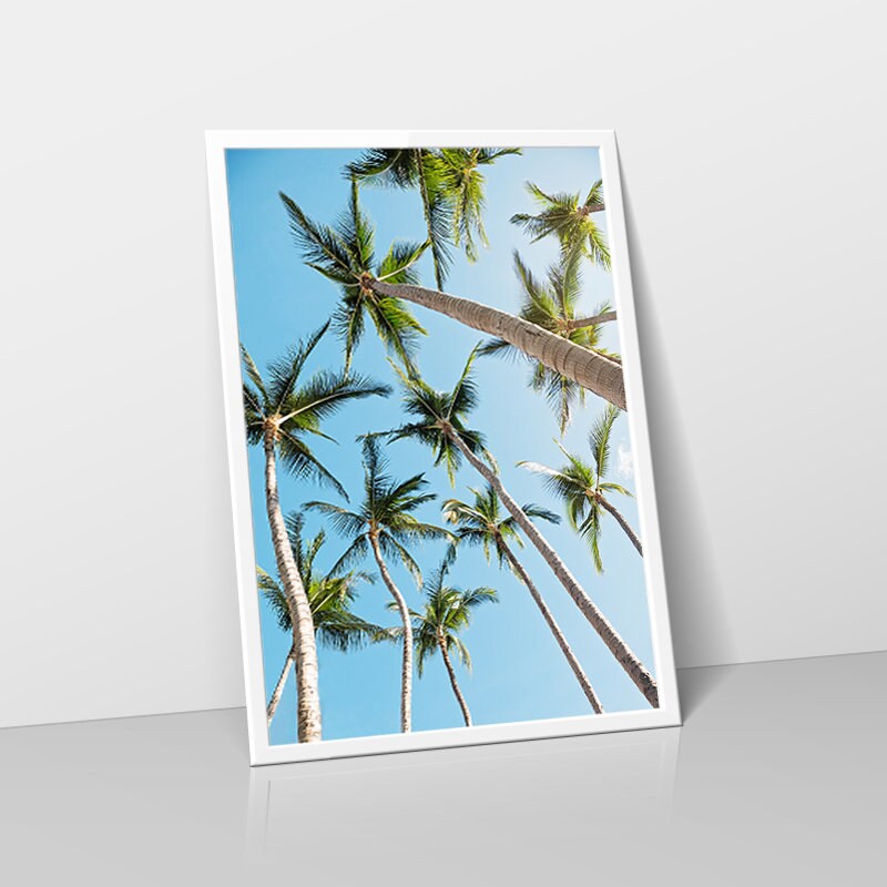 Tropical Wall Art Palm Tree Photography Beach Wall Art - Etsy