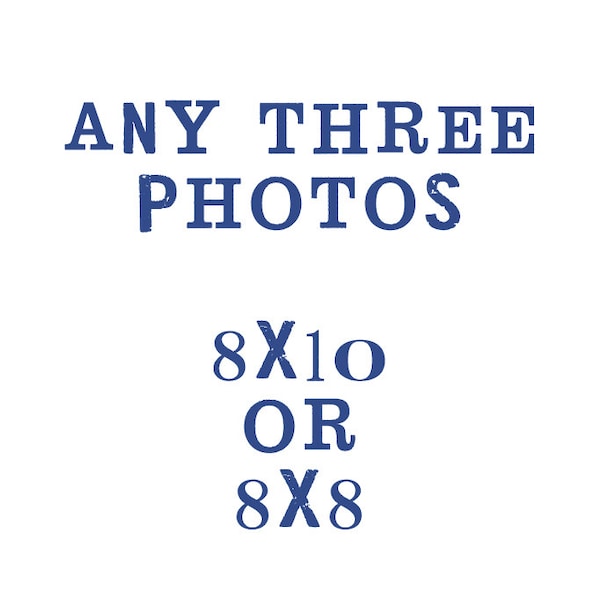 set of three 8x8 or 8x10 fine art photographs, customize your set, you pick three - shannonblue photography