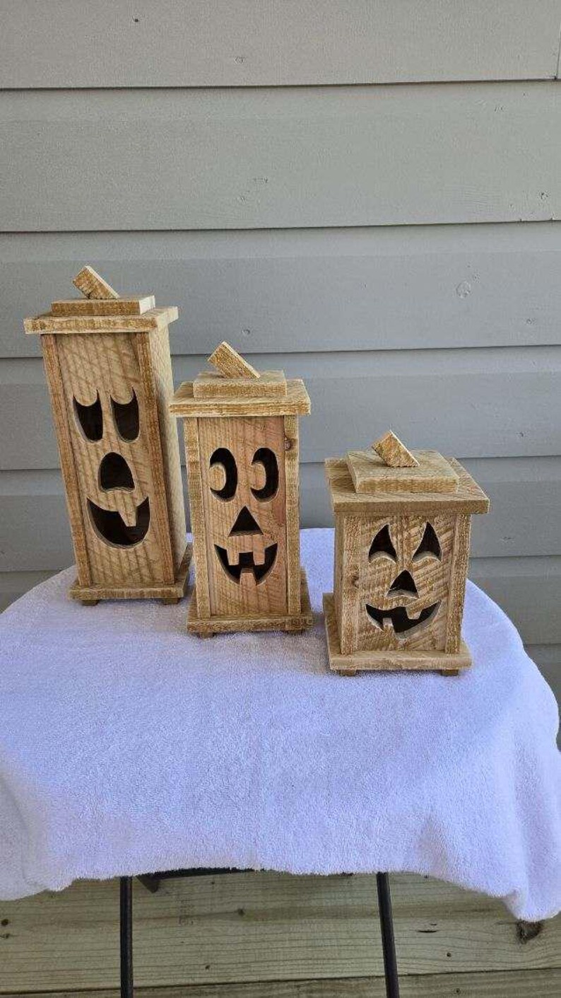 Amazing Wood Jack O Lantern Images