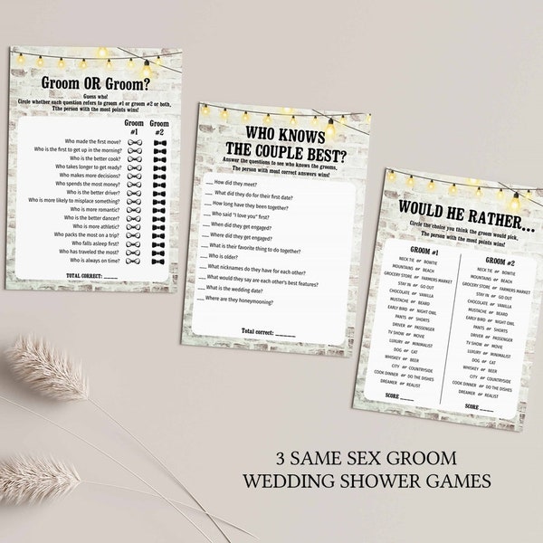 Wedding Shower Games - Etsy