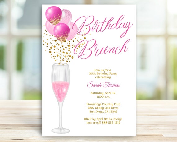 Pink Champagne Suit and a Glass of Balloon Pink Champagne Suit and a Glass of Balloon