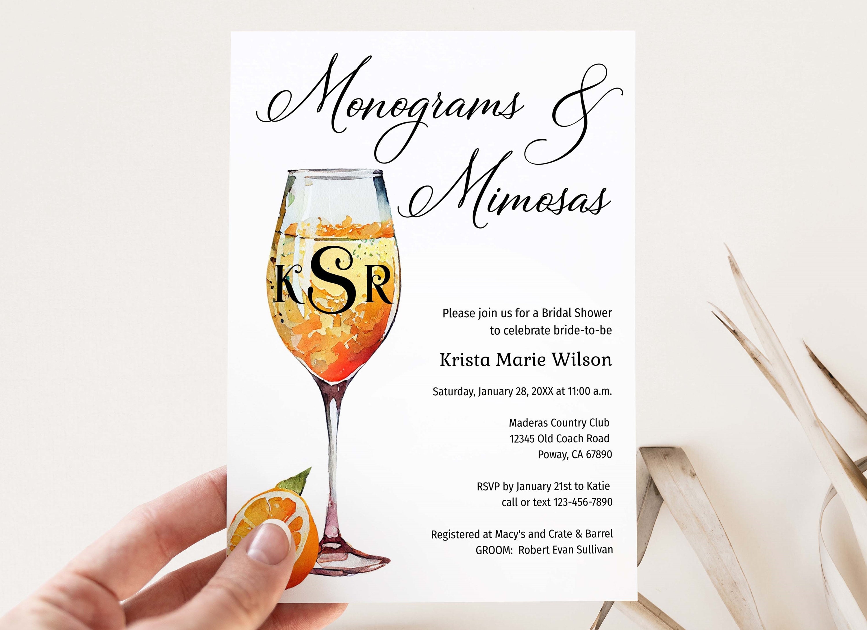 Monogram and Mimosa - Etsy, image size:3000x2182