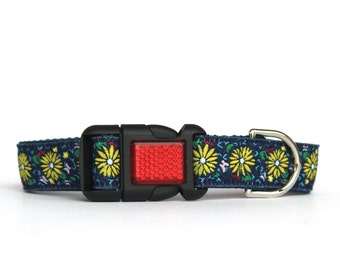 Big Yellow Daisy Dog Collar