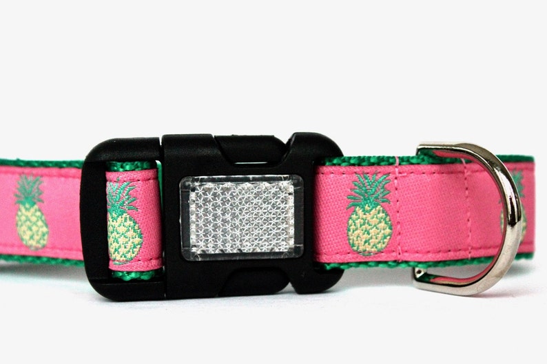 Preppy Pineapple Dog Collar Etsy