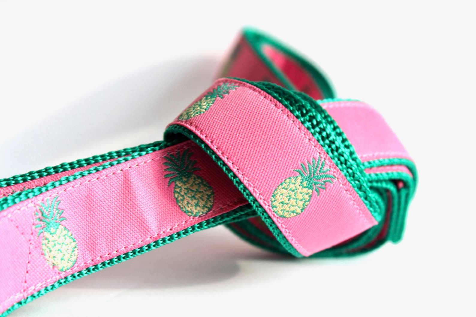 Preppy Pineapple Dog Collar Etsy