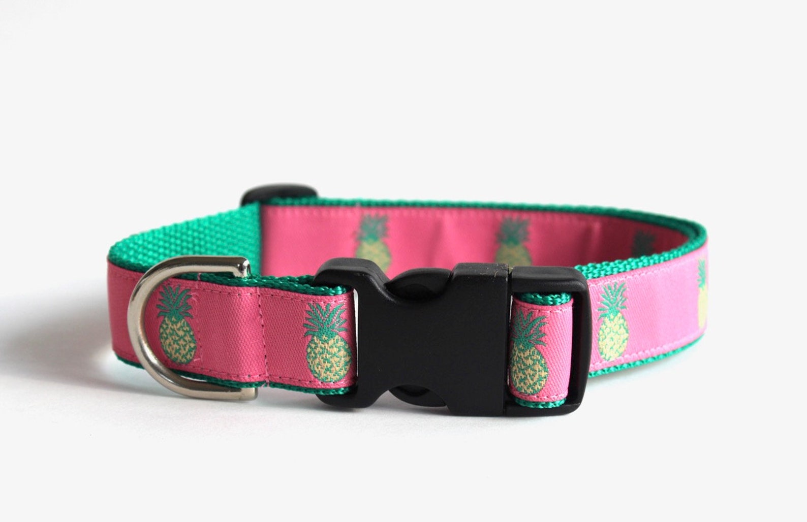 Preppy Pineapple Dog Collar Etsy