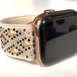 Sparkle Bands Elastic Apple Watch, Fitbit Versa 1/2/Lite, Fitbit Blaze, Samsung Active