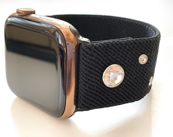 Sparkle Bands Elastic Apple Watch, Fitbit Versa 1/2/Lite, Fitbit Blaze, Samsung Active