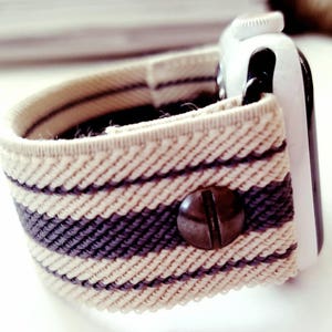 Apple Watch Band soft comfort band  38, 40, 42, 44mm The Nantucket Fits ALL Apple watches