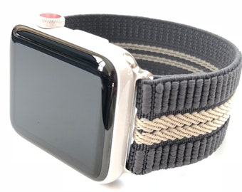 Faixa elástica para Apple Watch, faixa macia e confortável de 38-40 mm e 42-44 mm