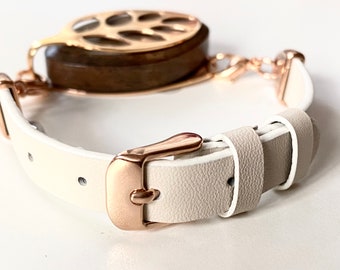 Bellabeat Leaf Leather Bands, bracelet MORE Colors! Rose Gold