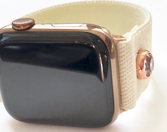 Sparkle Bands Elastische Apple Watch, Fitbit Versa 1/2/Lite, Fitbit Blaze, Samsung Active echte kristallen