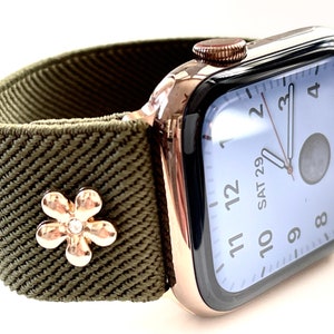 Elastic Apple Watch Earth Girl Band also available for Fitbit Versa 1/2/Lite/3/Sense/Blaze, Samsung Active