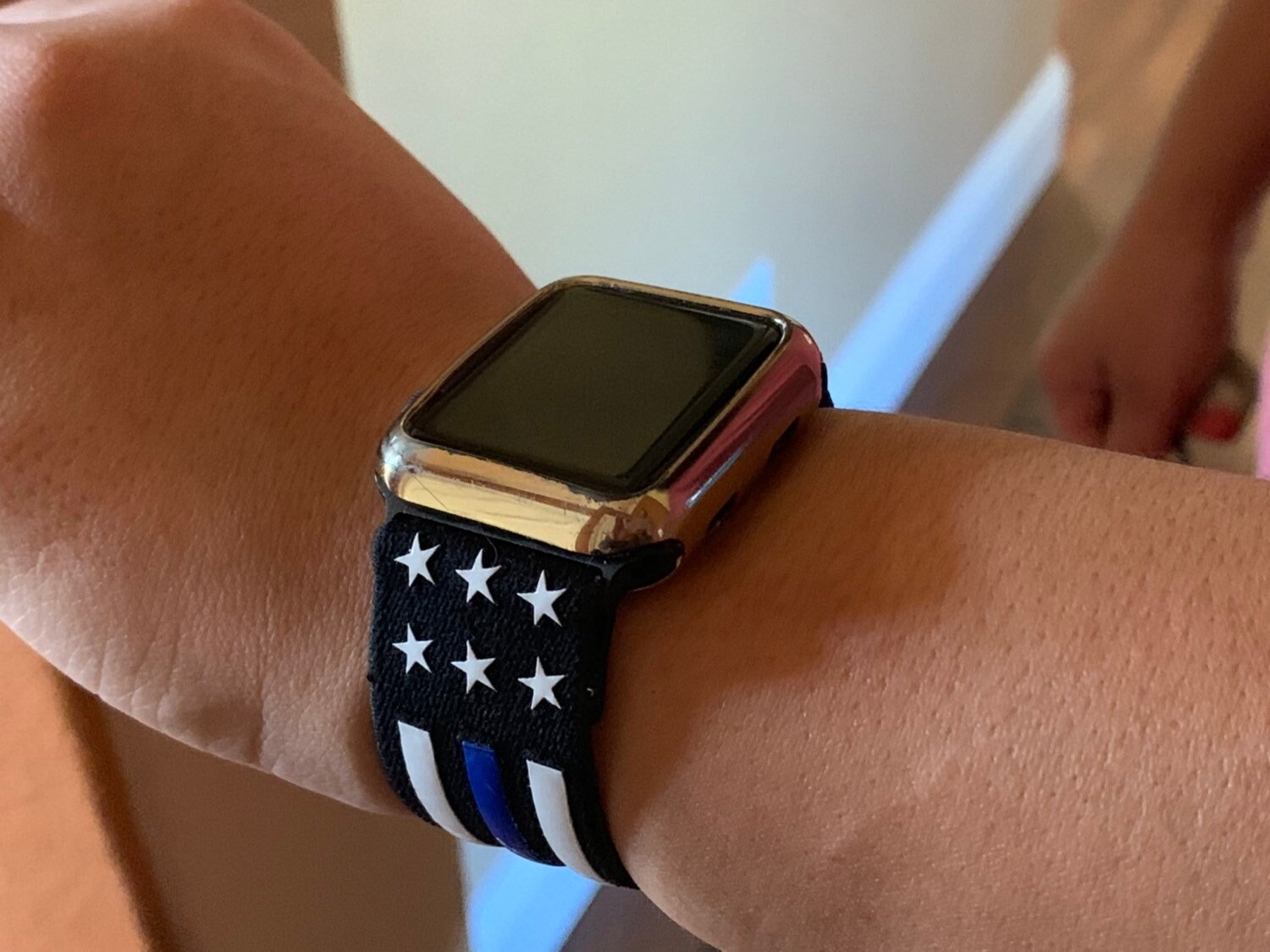 Cinturino first responder Thin Blue Line per Apple Fitbit e | Etsy Italia