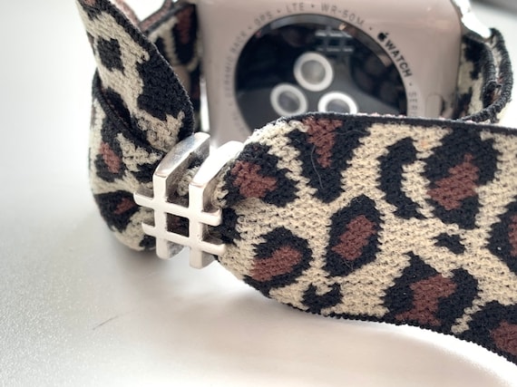 Cheetah Apple Watch Band: Sparkle Bow, Elastic Crystal  display picture 3