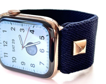 Elastische Apple Watch Earth Girl Band ook beschikbaar voor Fitbit Versa 1/2/Lite/3/Sense/Blaze, Samsung Active