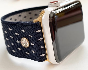 Sparkle Bands Elastic Apple Watch, Fitbit Versa 1/2/Lite, Fitbit Blaze, Samsung Active  crystals