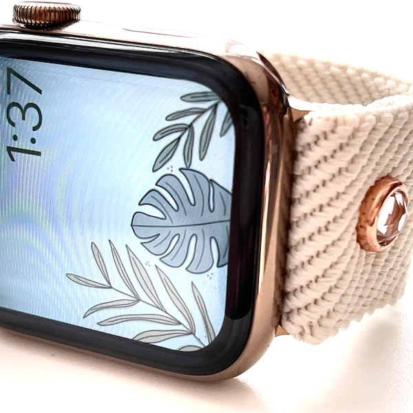 Sparkle Bands Elastic Apple Watch, Fitbit Versa 1/2/Lite, Fitbit Blaze, Samsung Active Watch bands - GENUINE Crystals
